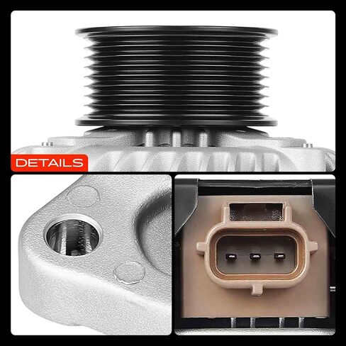 A-Premium Alternator Compatible with F-250 Super Duty F-350 Super Duty F-450 Super Duty F-550 Super Duty, 2011-2022, 6.7L 6.8L, 12V 150A/157A 8-Groove Pulley Clockwise in Kuwait