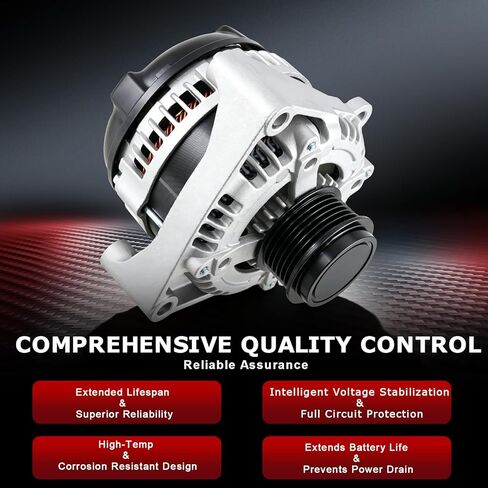 مولد Mostplus 80A 12V CW 4-Groove متوافق مع Ford Probe 2.0i V6 1993-1997، لFord USA ProbeII ECP 2.5i V6 1993-1998، استبدل 13445N FS05300 in Kuwait