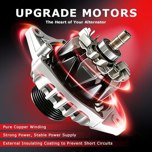 مولد Mostplus 80A 12V CW 4-Groove متوافق مع Ford Probe 2.0i V6 1993-1997، لFord USA ProbeII ECP 2.5i V6 1993-1998، استبدل 13445N FS05300 in Kuwait