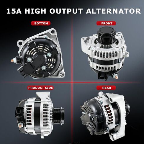 مولد Mostplus 80A 12V CW 4-Groove متوافق مع Ford Probe 2.0i V6 1993-1997، لFord USA ProbeII ECP 2.5i V6 1993-1998، استبدل 13445N FS05300 in Kuwait