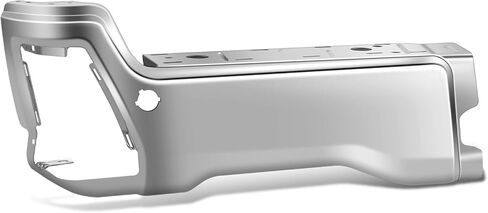 PM PERFORMOTOR Rear Bumper End Cap Replacement Compatible with 2023-2025 Ford F250 F350 F450 Super Duty, Steel, w/o Parking Sensor Holes, Driver Left Side, Paint to Match Black in Kuwait