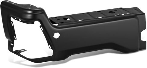 PM PERFORMOTOR Rear Bumper End Cap Replacement Compatible with 2023-2025 Ford F250 F350 F450 Super Duty, Steel, w/o Parking Sensor Holes, Driver Left Side, Paint to Match Black in Kuwait