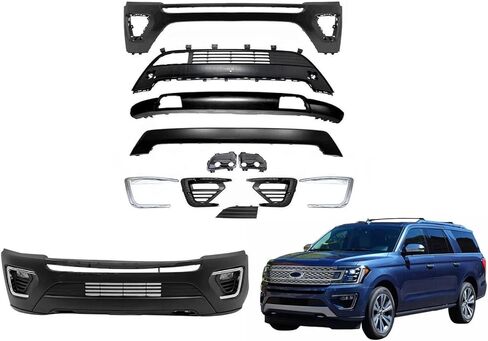 مجموعة كاملة من المصد الأمامي تناسب 2018-2021 Ford Expedition تحل محل F1000747-A JL1Z17D957BPTM in Kuwait