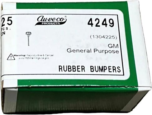 Compatible with Auveco 4249 Compatible with General Motors 1304225, Compatible with General Purpose Rubber Bumpers, 25 Pcs in Kuwait