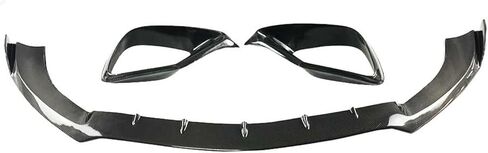 Carbon Fiber Front Bumper Chin Lip Splitter Compatible For Benz W213 E63 E63S AMG 2016-UP(One set) in Saudi Arabia
