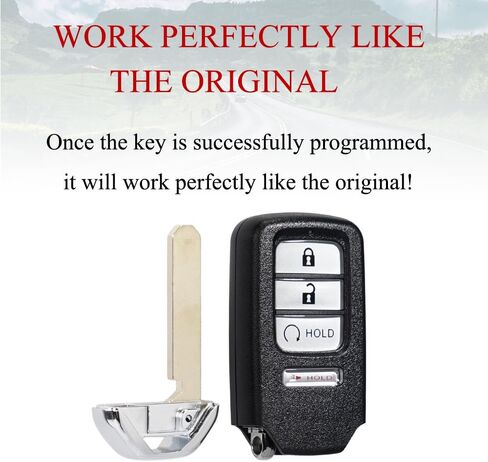 MechanMagic Key Fob Remote Replacement Fits for Honda Ridgeline 2017 2018 2019 Keyless Entry Remote Control Smart Key KR5V2X A2C97488400 72147-T6Z-A11 4 Buttons in Kuwait