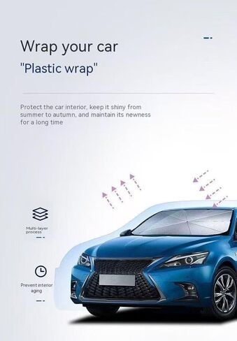 1 Piece Windscreen Sun Shade Umbrella for Honda Accord 2008-2012, UV Reflective Front Window Sun Visor Foldable Interior Shield Cover,Sedans in Saudi Arabia