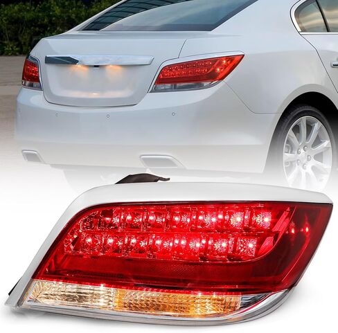 مجموعة مصابيح الذيل FIONE متوافقة مع Buick Lacrosse 2010-2013 ضوء الفرامل الخلفية الجانب الأيسر للسائق LH 22891783 in Kuwait