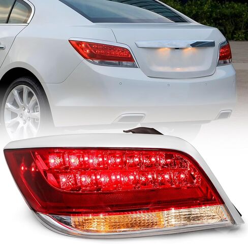 مجموعة مصابيح الذيل FIONE متوافقة مع Buick Lacrosse 2010-2013 ضوء الفرامل الخلفية الجانب الأيسر للسائق LH 22891783 in Kuwait