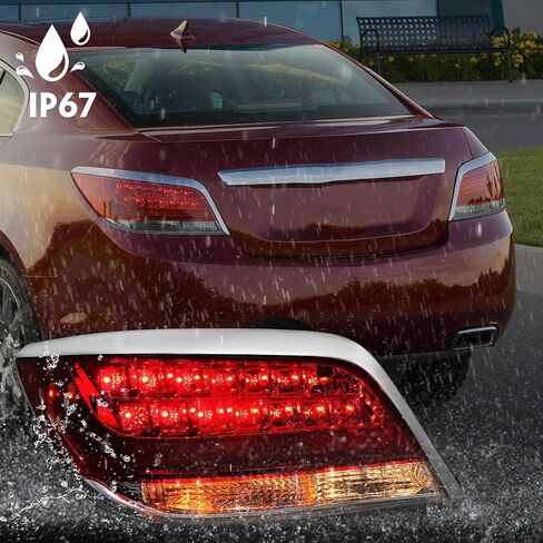مجموعة مصابيح الذيل FIONE متوافقة مع Buick Lacrosse 2010-2013 ضوء الفرامل الخلفية الجانب الأيسر للسائق LH 22891783 in Kuwait