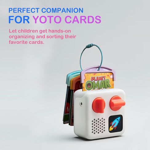 10Pcs Yoto Card Holder with Rings, Card Storage Case for Kids, Compatible with Yoto Mini Cards & Yoto Player Cards, Yoto Accessories in Kuwait
