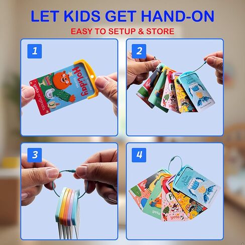 10Pcs Yoto Card Holder with Rings, Card Storage Case for Kids, Compatible with Yoto Mini Cards & Yoto Player Cards, Yoto Accessories in Kuwait