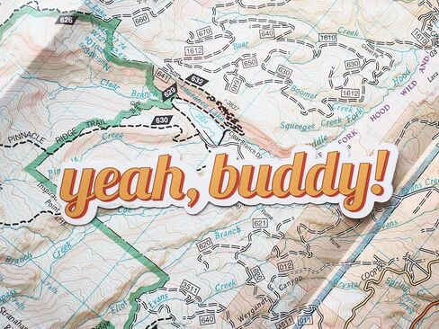 ملصق Yes Buddy، ملصق صالة الألعاب الرياضية لبناء الجسم روني كولمان للقارورة المائية، الكمبيوتر المحمول، زجاجة ماء، أقوال فيلي المضحكة، اقتباسات Jersey Shore in Kuwait