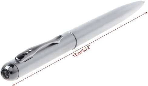 Silver Secret Invisible Ink Ballpoint Pen, Light Ballpoint Pen With Invisible Ink Secret for Rollerball Pens Office and School Supplies in Saudi Arabia