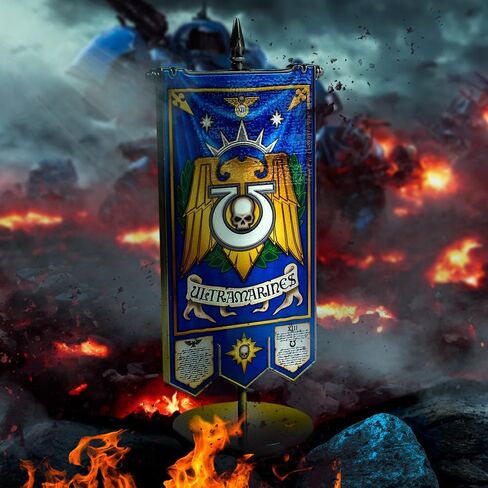Warhammer 40,000: Ultramarines Metal Chapter Banner in Kuwait