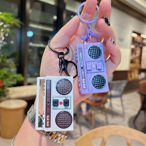 Decorative Recorder Pendant Antique Small Recorder Keychain with Detailed Craftsmanship Texture for Key Bag in Saudi Arabia
