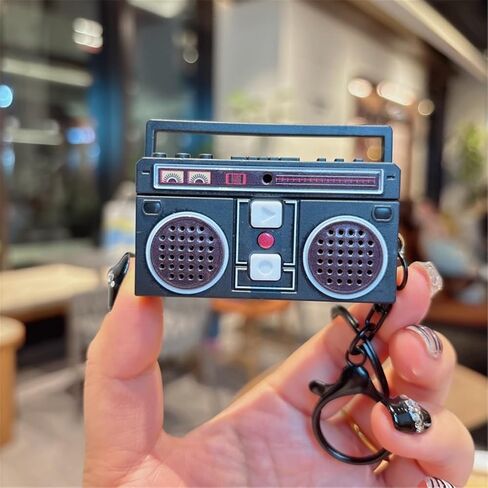Decorative Recorder Pendant Antique Small Recorder Keychain with Detailed Craftsmanship Texture for Key Bag in Saudi Arabia