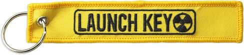 Apex Imports Nuclear Launch Yellow Remove Before Flight Style Key Chain 5.5" x 1" Motorcycle ATV Car Truck Keychain in Saudi Arabia