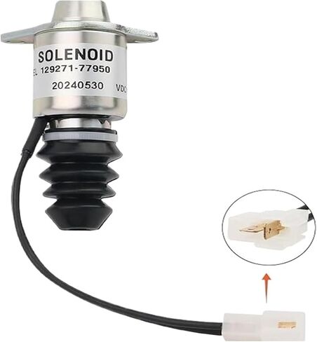 1503SP-12ETS 12V Fuel Shut Down Solenoid Valve Compatible With Engine 2YM15 3YM30 3JH5E 4JH4E 129271-77950 in Saudi Arabia