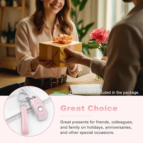 PIFOOG Key Fob Cover Fit for Buick Encore GX Preferred Regal Pink 4 أزرار مفاتيح السيارة شل حافظة Bling Keychain أغطية حماية كاملة إكسسوارات جرلي نساء لطيف Tpu in Kuwait