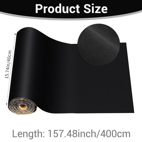 Sibba Self Adhesive Felt Fabric 15.7 x 157 Inch Soft Black Velvet Drawer Liner Roll Peel and Stick Felt DIY Velvet Fabric Felts Sheet with Adhesive Backing, Arts Crafts Tape for Drawer Jewelry Box in Kuwait