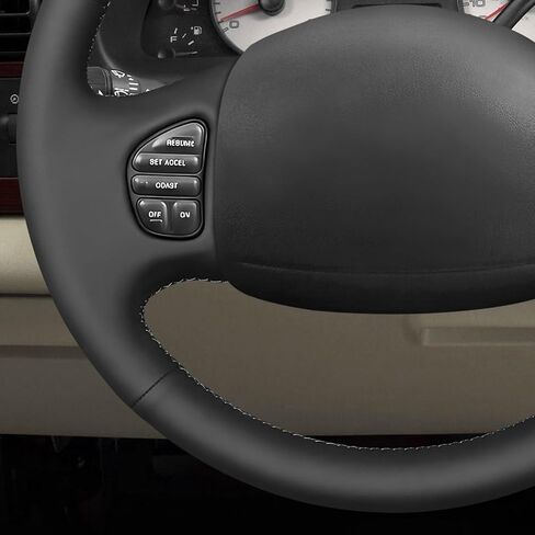 MEWANT DIY Stitching Steering Wheel Cover Wrap for Ford Excursion 2002-2005 F-250 F-350 F-450 F-550 2003-2007 Steering Wheel Accessories for Ford F-250 F-350 in Kuwait