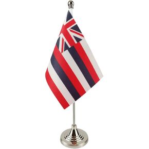 Zigvert USA Alabama State Flag Alabama AL Flag, Alabama Desk Flag, Alabama Table Flag, Alabama Office Table Flag on Stand Base, Decorations for Offices, Families, Conference Rooms