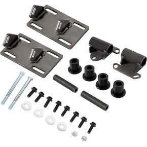 KUAFU Swap Motor Engine Mounts Kit Compatible with 1982-2005 Sonoma Chevrolet S10 GMC S15 LS LS1 LS2 LS Replacement for 14005KU Conversion Engine Mount Adapter Plate