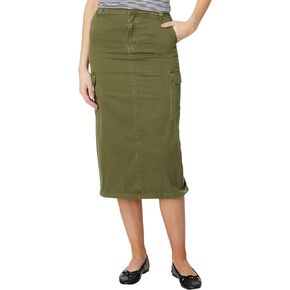 Madewell Women's Cargo Midi Skirt in GMT Dye