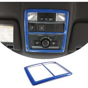 Car ABS Car Inner Front Row Roof Reading Light Trim Frame for Tacoma 2016 2017 2018 2019 2020 2021 2022 2023 Row Roof Reading Light Protect Molding decoration Frame Interior Accessories (Blue)