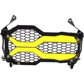 Headlamp Protector Motorcycle Front Headlight Grille Guard Protector Cover Modification Replacement for BMW R1250GS Adventure 40th Anniversary Edition 2018-2021 R1200GS LC ADV 2013-2021(Orange)