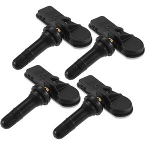 X AUTOHAUX 4Pcs TPMS Sensor No.9811536380 for Citroen Berlingo 2013-2017 Tire Pressure Monitoring Systems Wheel Plastic Black