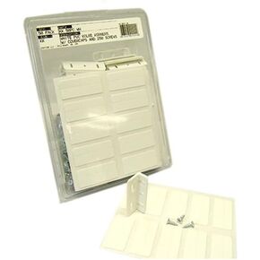 FastCap White Polycarbonate Kolbe Korner -50 Pack (Includes 250 Screws & 100 Kolbe Korner Fastcaps)