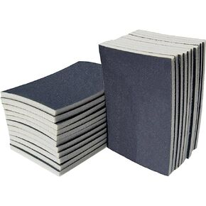 20 PCS 400-3000 Grit Hand Sanding Block Assorted, Ultra Fine Sanding Sponges Pads, Soft Foam Hand Sander Block Wet Dry Sandpaper for Model Drywall Metal Wood Furniture Polishing