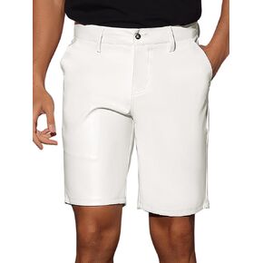 Lars Amadeus Faux Leather Shorts for Men's Hip Hop Motorcycle Biker Party Disco Shorts