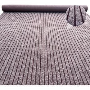 Boat Carpet Marine Grade - Waterproof Brown Teak Indoor/Outdoor Carpet with Marine Backing, Anti-Slide, Cuttable, Easy-to-Clean Patio and Deck Rug