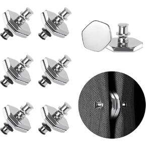 7 أزواج من مشابك الستائر المغناطيسية للإغلاق تمنع تسرب الضوء، أوزان ستارة قوية، زر خلفي مغناطيسي للستائر الداخلية والخارجية، والستائر، والعلم، والنسيج، ومفرش المائدة، والتوقف عن النفخ in Kuwait