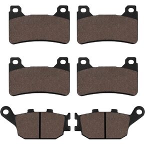 Brake Pads Front and Rear Compatible with Honda CBR600RR CBR 600RR 2003-2006 / CBR1000RR CBR 1000RR 2004-2005
