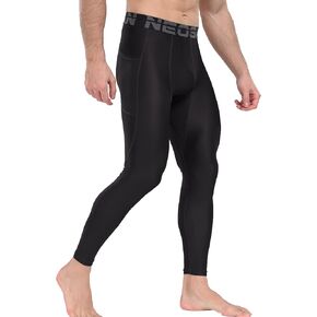 Men's Compression Leggings Sports Base Layer Running Workout Basketball Athletic Cycling Tights Pants