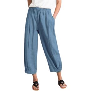 Women's Capri Yoga Pants Loose Soft Workout Causal Lounge Pants Pockets