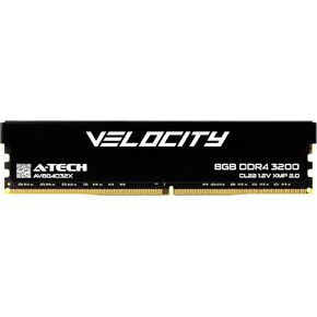 A-Tech Velocity RAM 64GB (2x32GB) DDR4 3200MHz (PC4-25600) XMP 2.0 UDIMM 1.2V Non-ECC DIMM 288-Pin Desktop Computer Gaming Memory - AV2K32G4D32X
