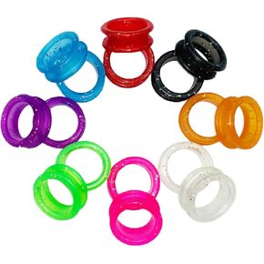 حلقات أصابع مقص سيليكون ناعمة، 16 قطعة مقصات للعناية بالكلاب والحيوانات الأليفة، مقابض دائرية، ملحقات حلقة حماية للأصابع لقص الشعر، مقص حلاق للحيوانات الأليفة in Kuwait