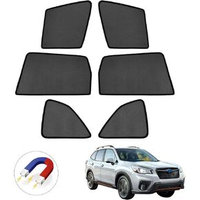 Mixsuper Custom Fit for Window Shade Subaru Forester 2019-2023 Folding Side Window Sunshade Sun Protection Glare and UV Visor Keep Your Vehicle Cool 6 PCS in Saudi Arabia