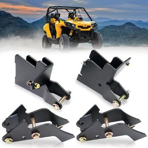 StarknightMT Lift Kit Compatible with Commander 800 and Commander 1000, 2.5 inches Extra Ground Clearance, Made of Heavy Duty Carbon Steel with CNC Cut, Black