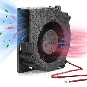 PANO-MOUNTS 12V DC Blower Fan 120mm x 32mm 4.72inch 2Pin High Airflow Moisture-Proof Brushless Exhaust Fan Blower for Inflatable and More 3000RPM