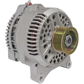 New 200 AMP Alternator Compatible With Ford Mercury Lincoln Cars Trucks Vans F & E Series V8 4.6L 5.4L V10 6.8L 1995-2006 F6AUAA, F6AUAB, F6PU-BA, F6ZU-AA, F6ZU-AB, F6ZU-AC, GL-351, GL-485