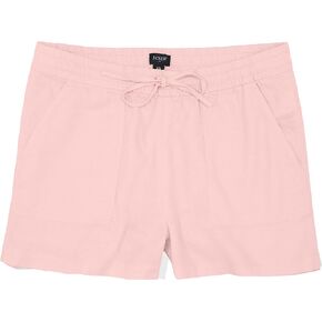 J.Crew Mercantile Women's 3" Linen Blend Drawstring Shorts