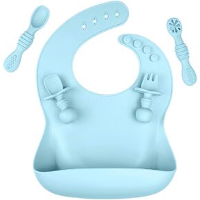 Feeding Kit Stage1+Stage2 Self Feeding utensils all for Kids Ages 6 Months Plus in Saudi Arabia