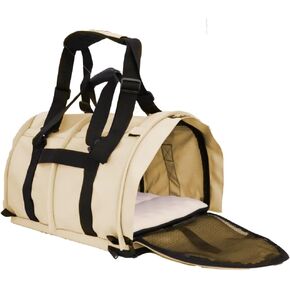 SturdiBag Large Pro Flexible Height Pet Carrier- Bone