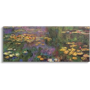 Stupell Industries Pond Lily Nature View Canvas Wall Art, Design by Claude Monet